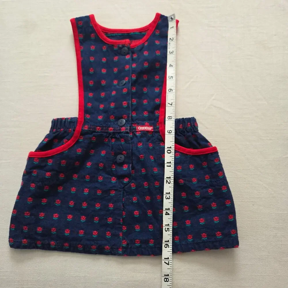 Vintage Oshkosh Rose Dress 24 months